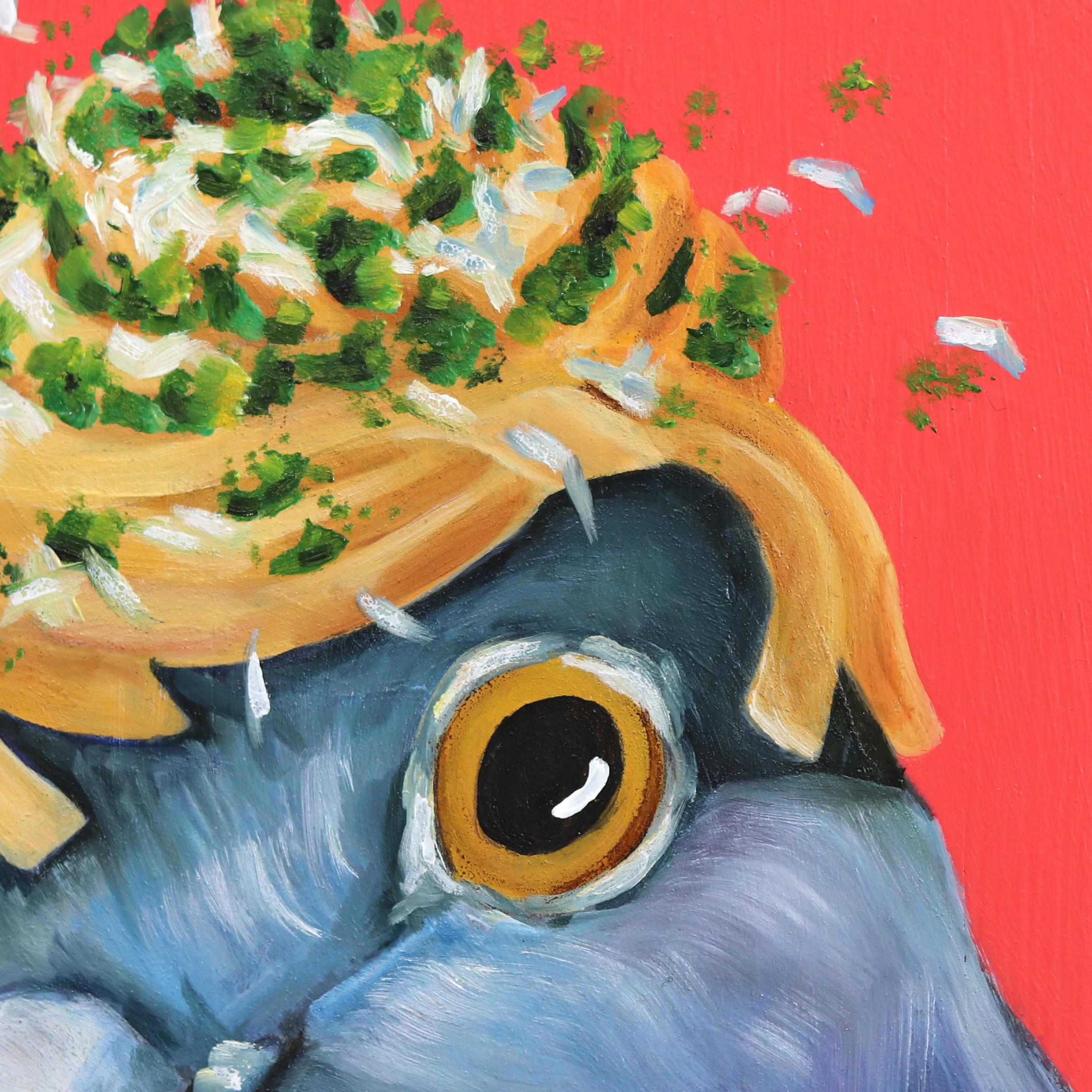 JJ Galloway es una artista coleccionista internacional conocida por sus caprichosas pinturas y esculturas que combinan personas, animales y comida. Utilizando óleos, acuarelas y técnicas mixtas, su arte está meticulosamente elaborado y puede