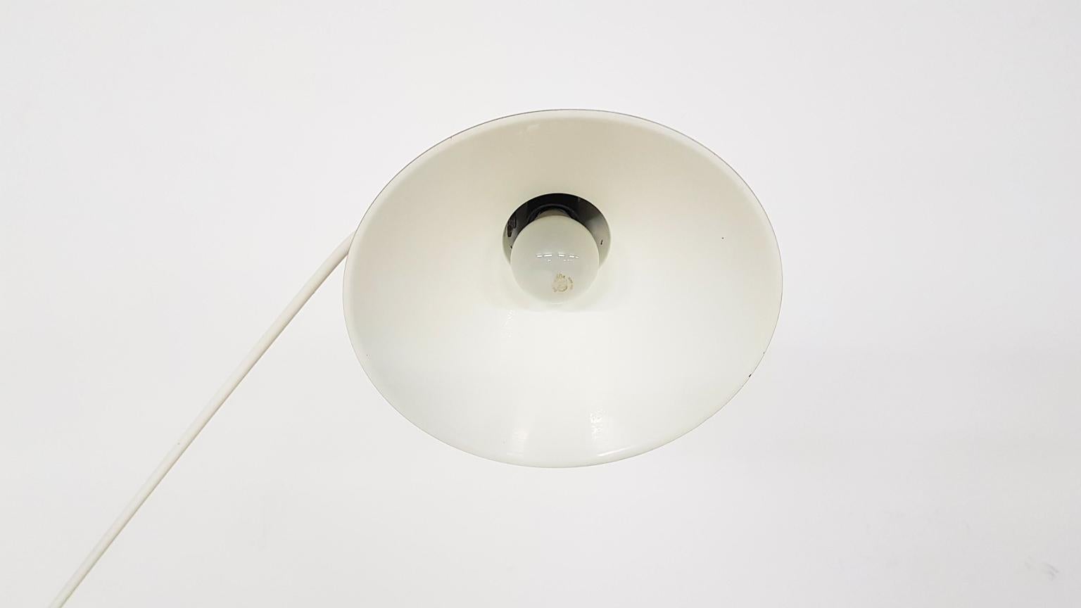J.J. Hoogervorst for Anvia Almelo Metal Floor Lamp, Dutch Modern Design, 1950s For Sale 3