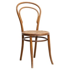 J&J Kohn Bentwood and Rattan Chair, circa 1940