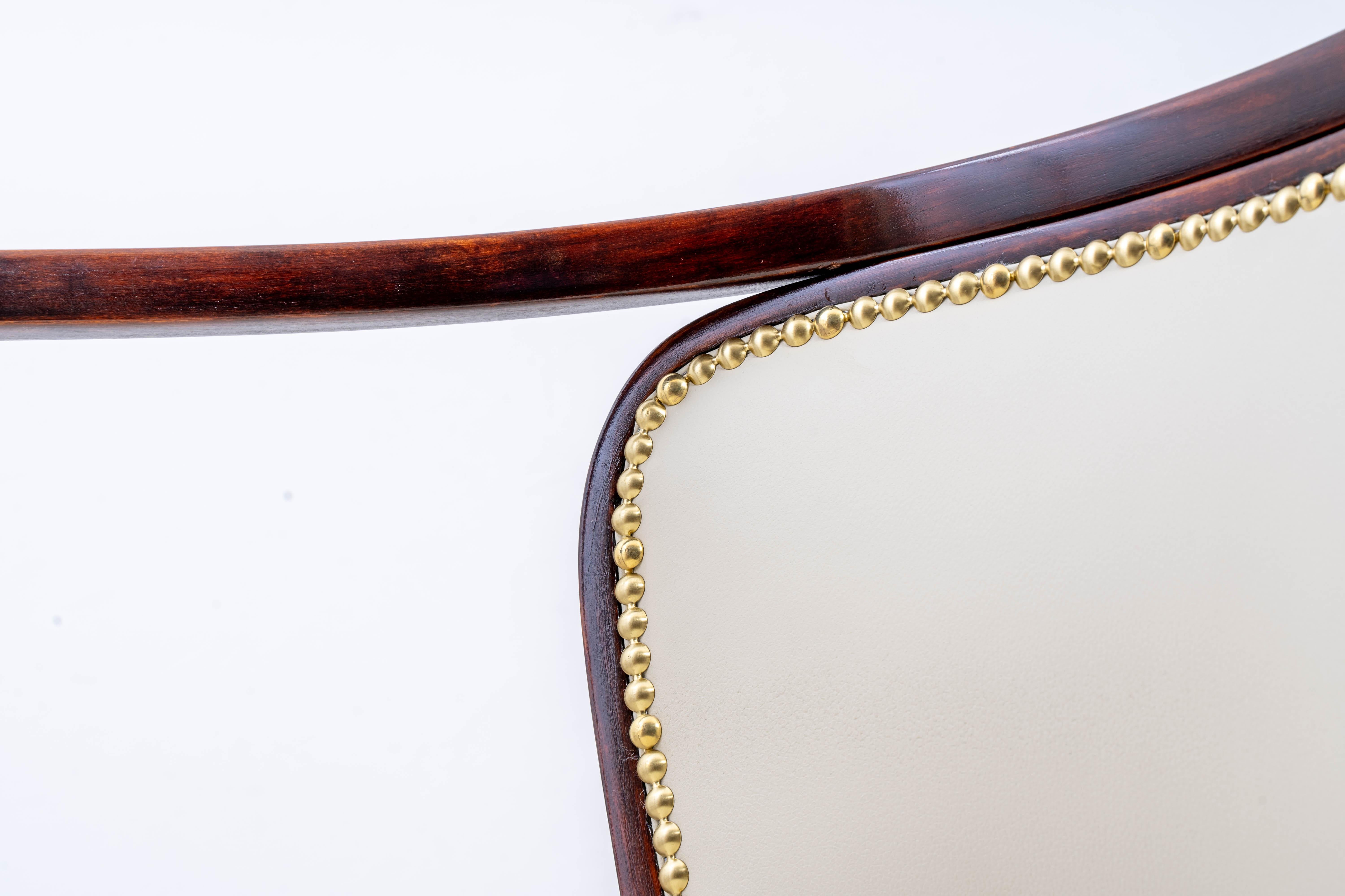 J.&J. Kohn - Gustav Siegel - Armchair (2) - No. 715 - Beech, Brass, Leather 10