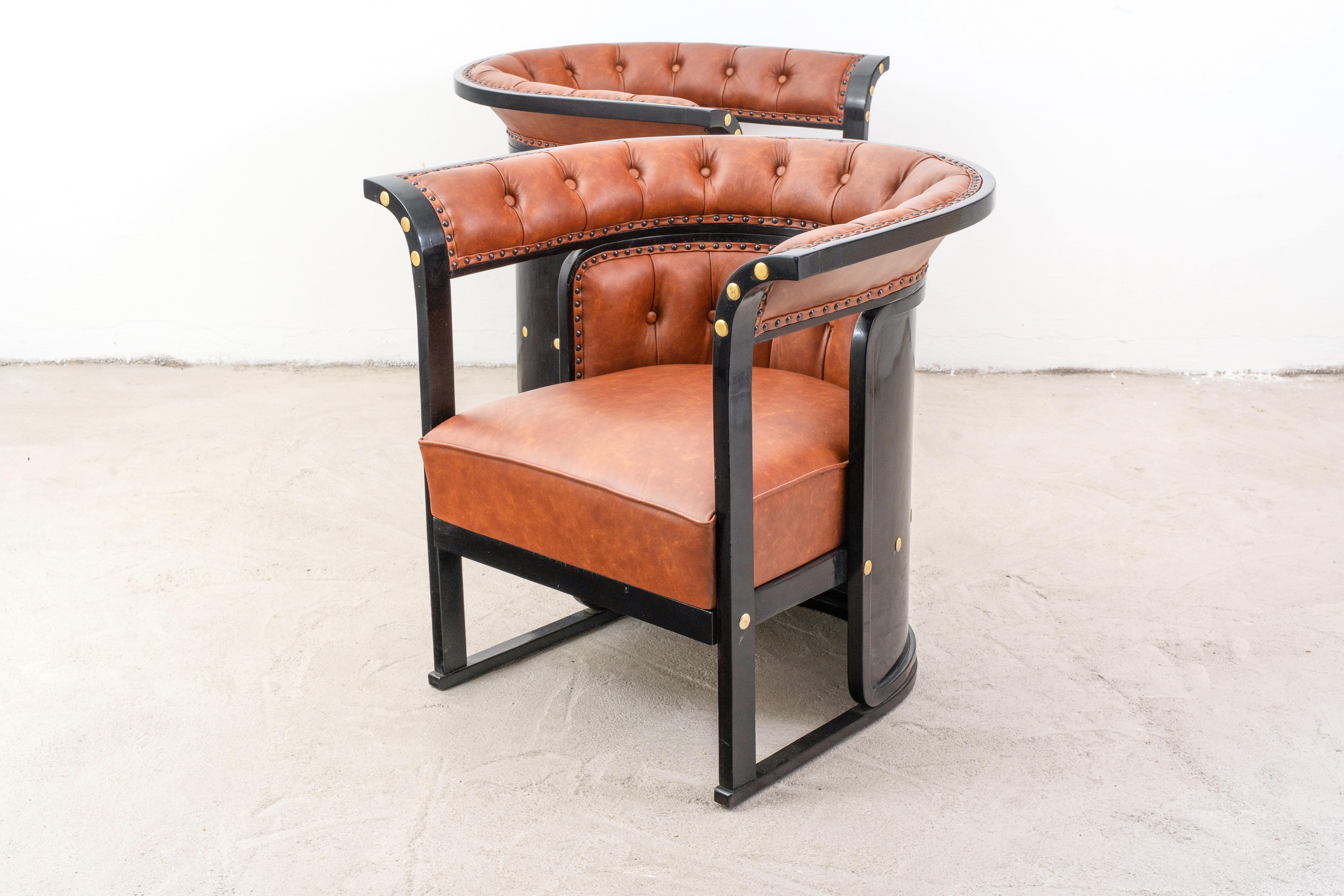 Poltrona Buenos Aires, Model No. 675, disegnata da Josef Hoffmann per Jacob and Josef Kohn

Questa eccezionale poltrona Buenos Aires, Model No. 675, è stata disegnata dal famoso architetto austriaco Josef Hoffmann e prodotta dalla storica azienda
