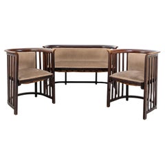 J.&J. Kohn - Josef Hoffmann - Seating group (3) - Fledermaus - Beech