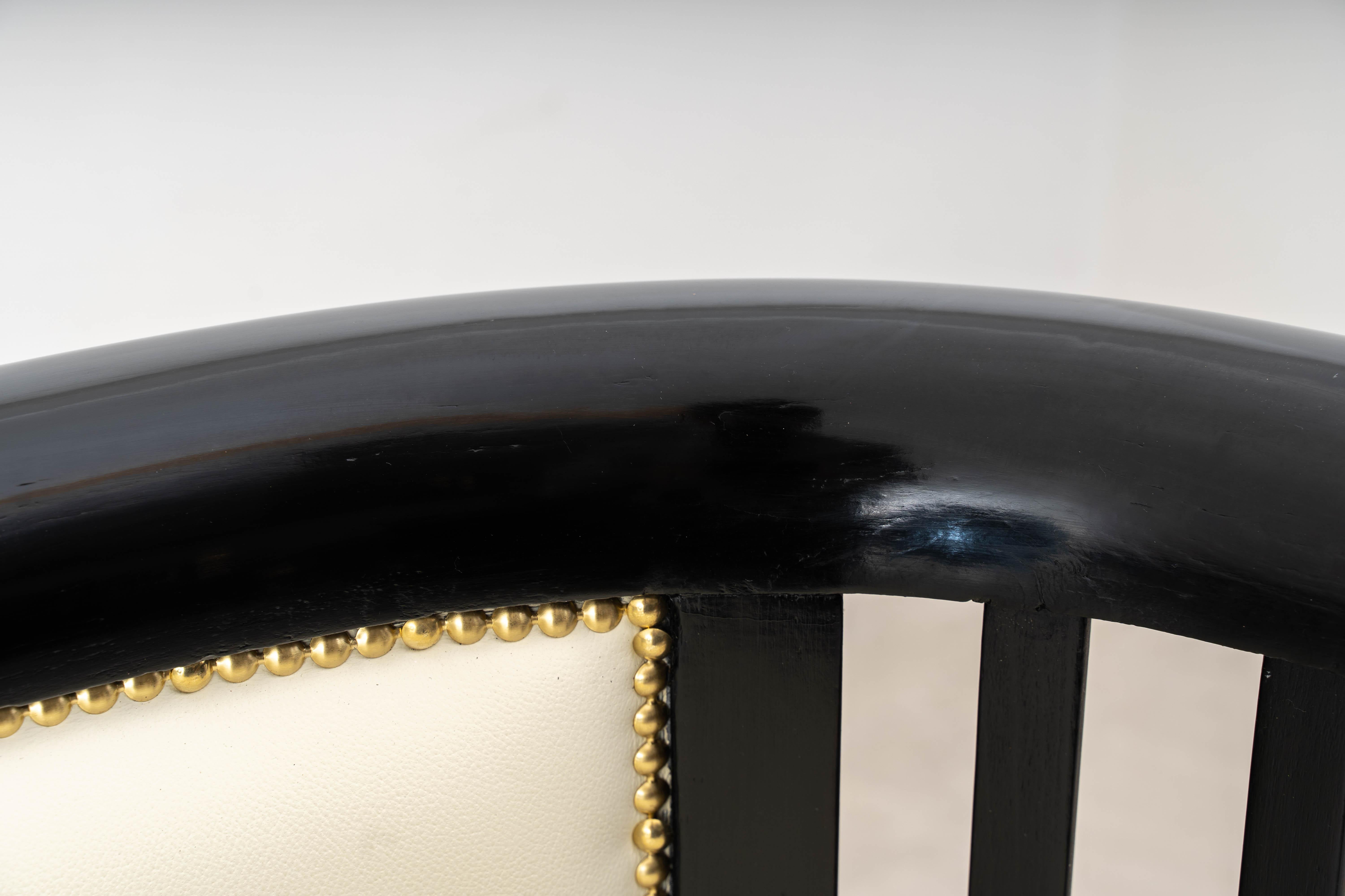 J.&J. Kohn - Josef Hoffmann - Seating group (3) - Fledermaus - Beech, Leather 6