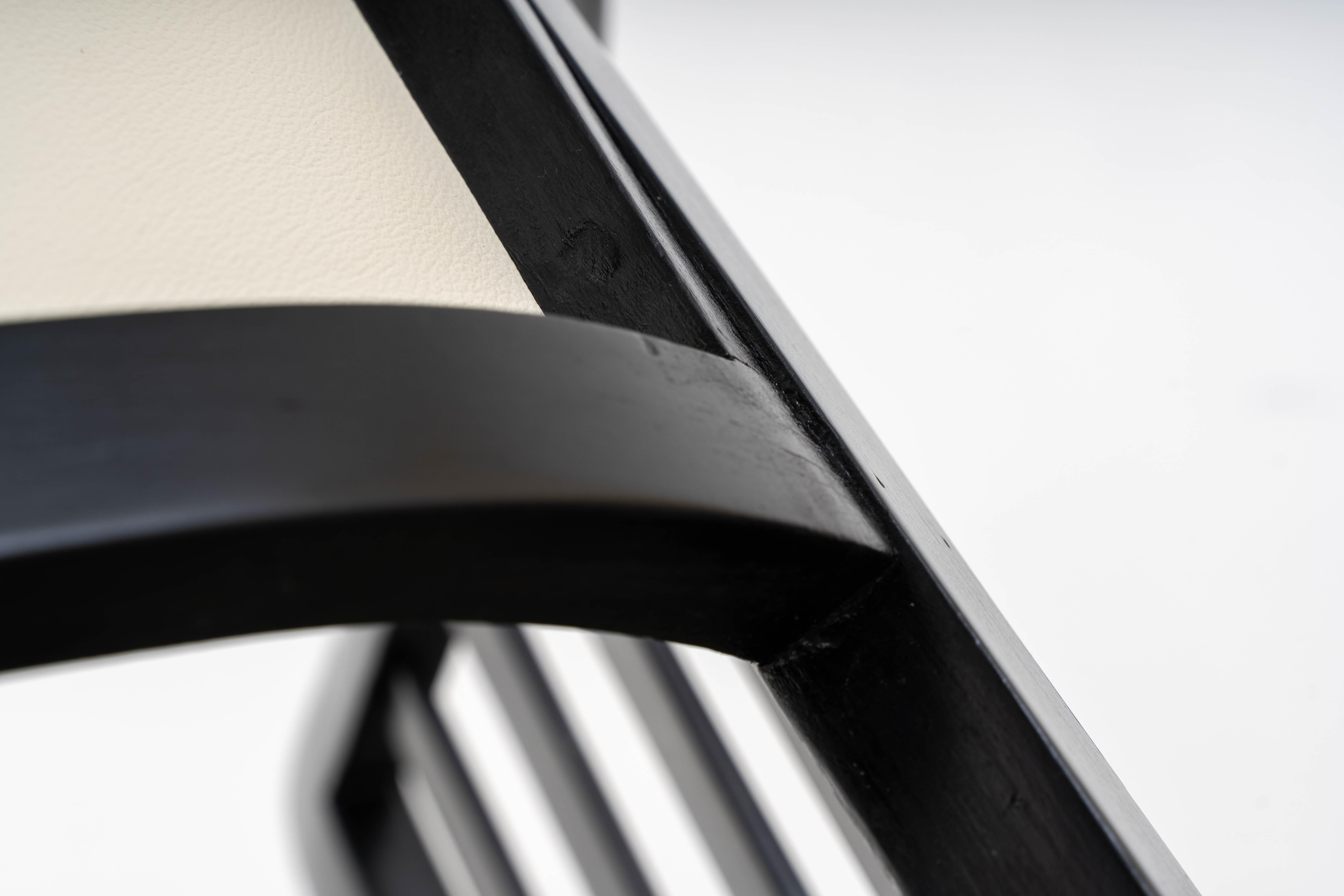 J.&J. Kohn - Josef Hoffmann - Seating group (3) - Fledermaus - Beech, Leather 12