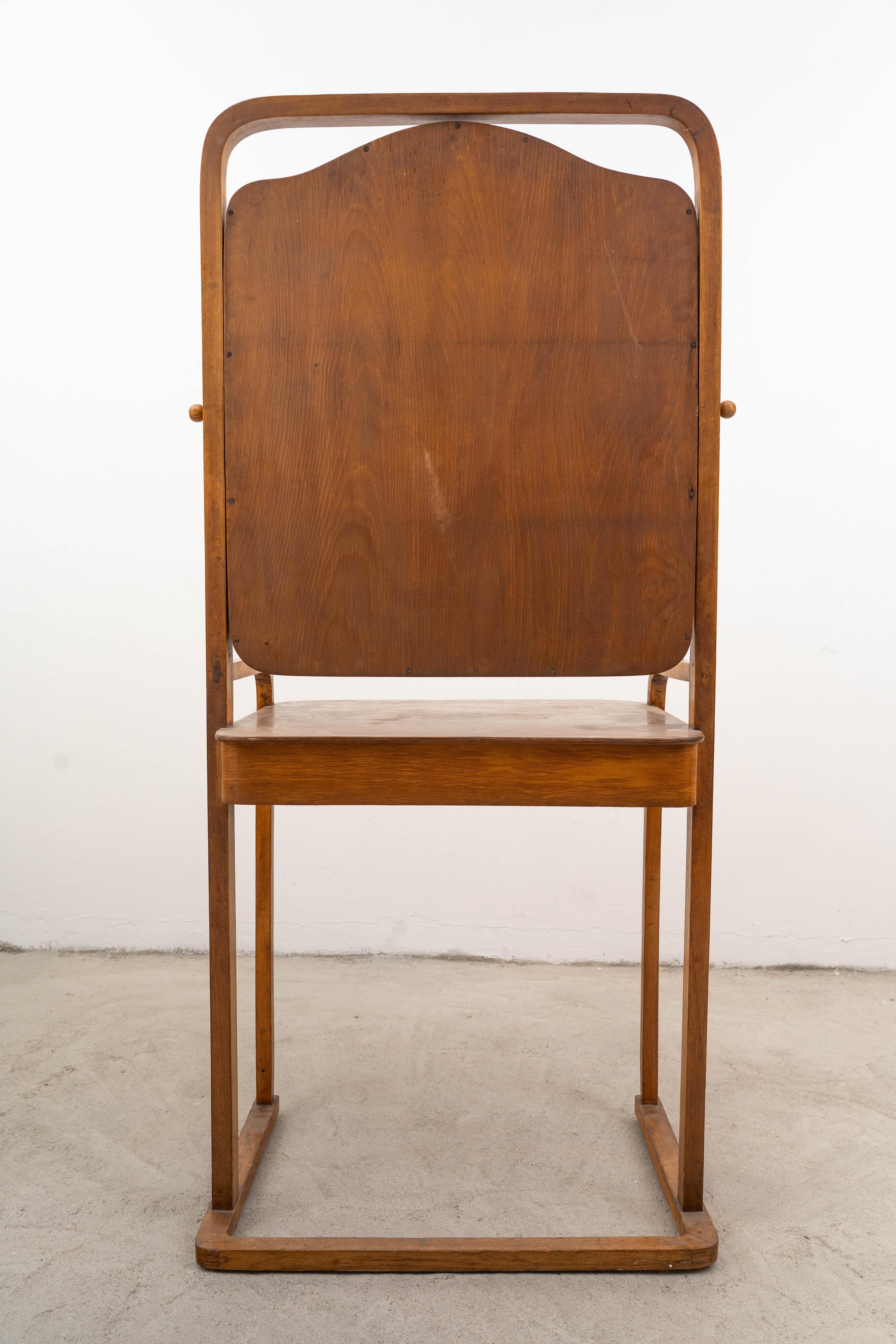 Autrichien J&J Kohn - Miroir de courtoisie n° 1135 - Josef Hoffmann en vente