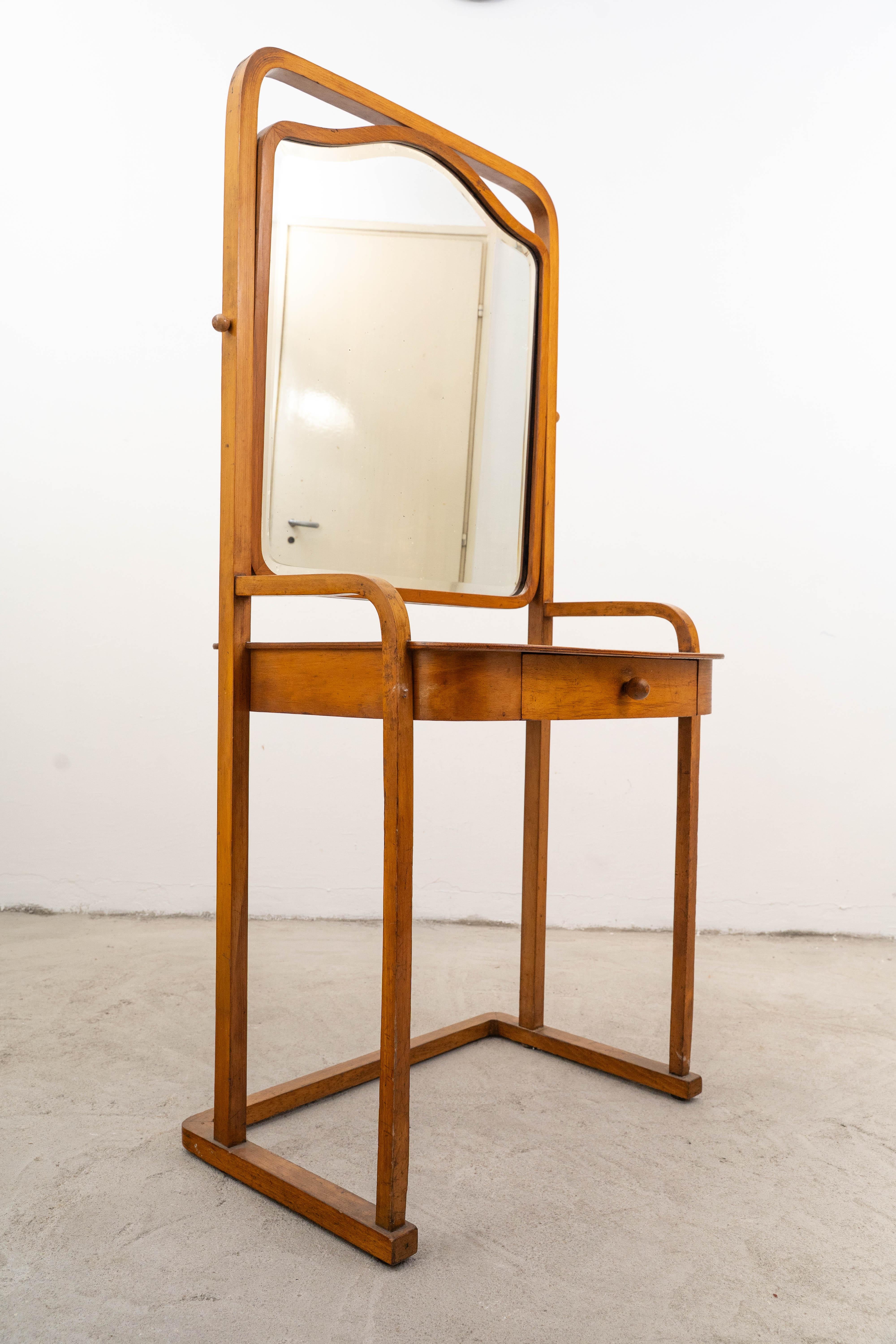 Début du 20ème siècle J&J Kohn - Miroir de courtoisie n° 1135 - Josef Hoffmann en vente