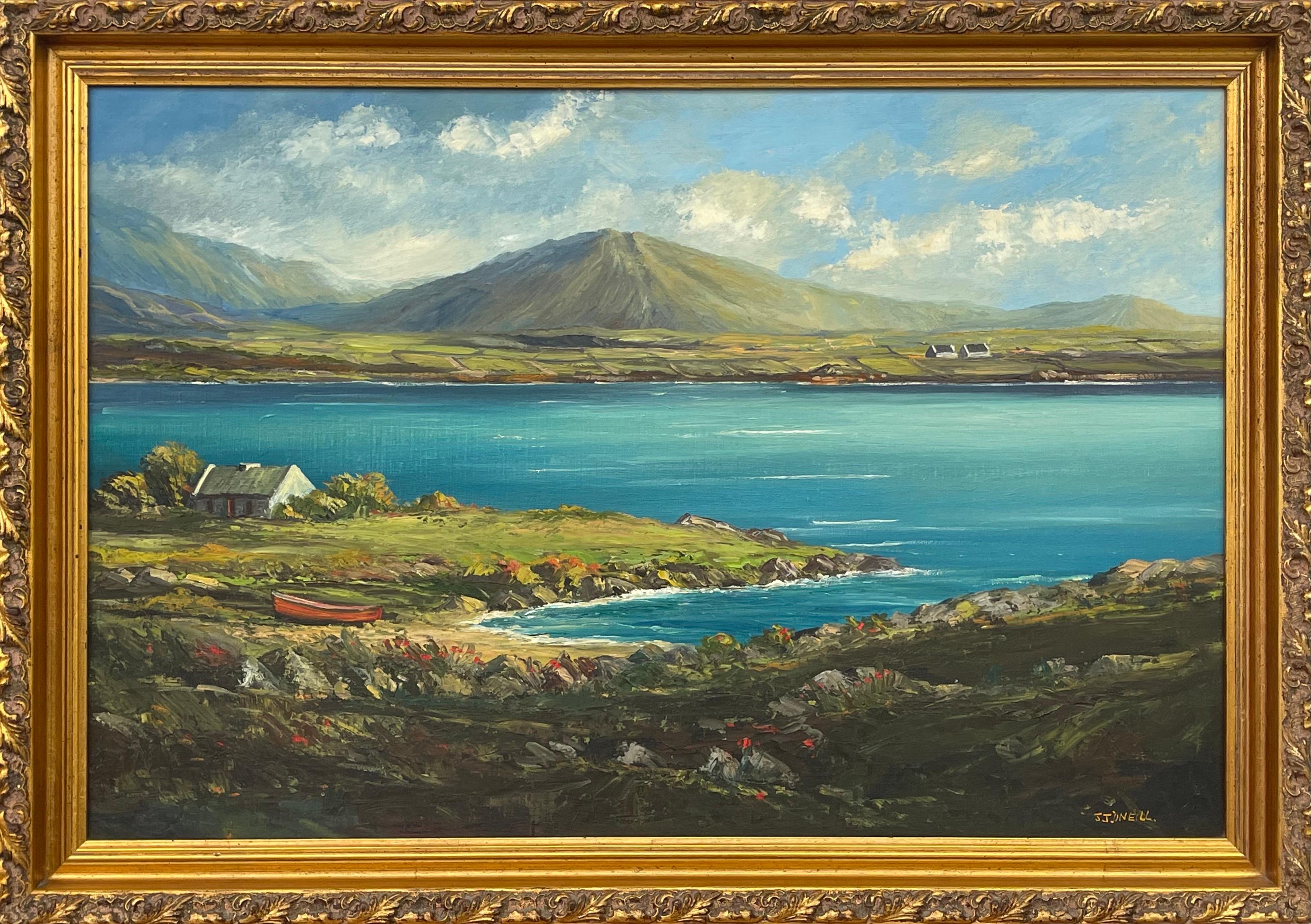 J.J. O'Neill Figurative Painting - Landscape Painting of Donegal in Northern Ireland by 20th Century Irish Artist