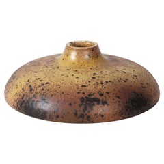 JJ Palloure Pyrite Stoneware Ceramic Vase France 1960s