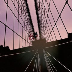 Brooklyn Bridge, Fotografie, limitierte Auflage, New York, Farbe