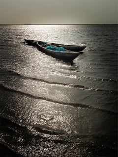 Lagon par JJK, photographie, édition limitée, Ghana, bateaux, océan