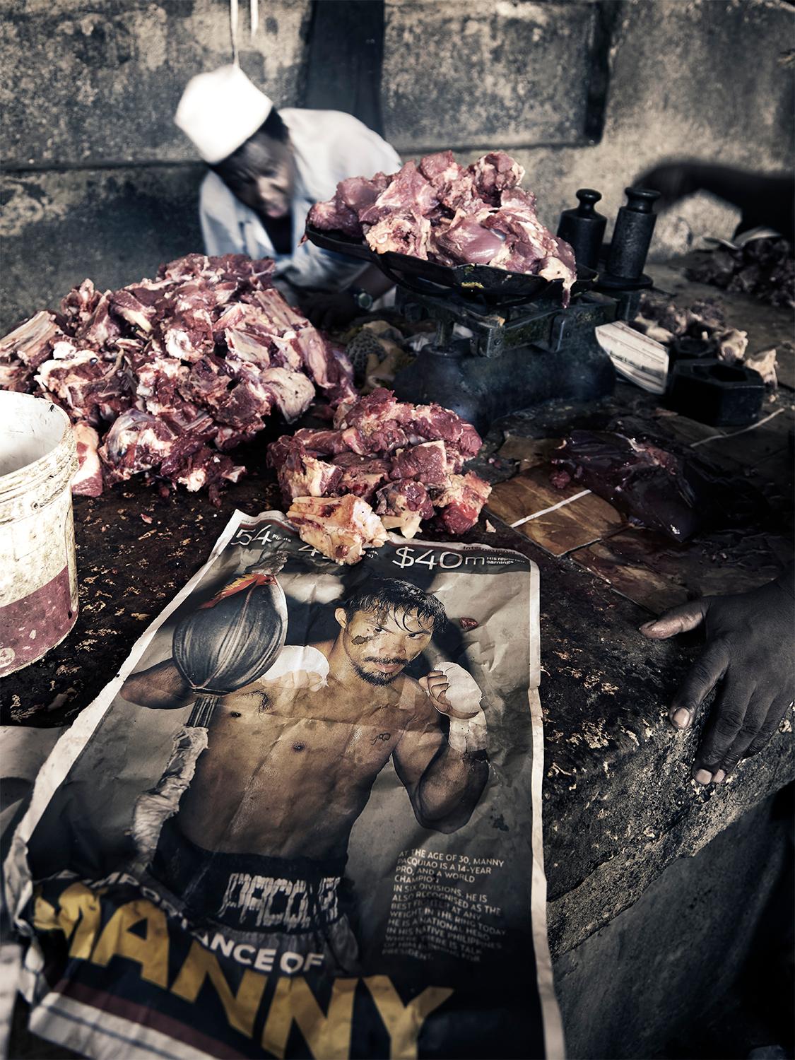JJK Color Photograph - Manny, Photography, Limited Edition, Boxing, Zanzibar, Street