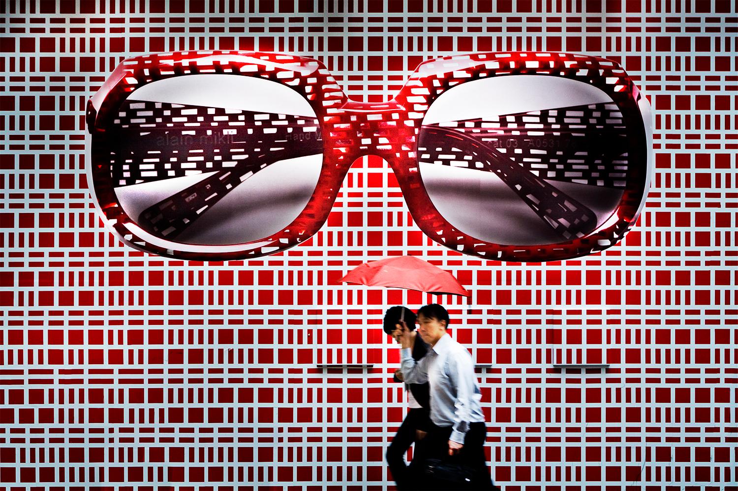 Red Glasses, Photography, Limited Edition, Hong Kong, Window, Cityscape