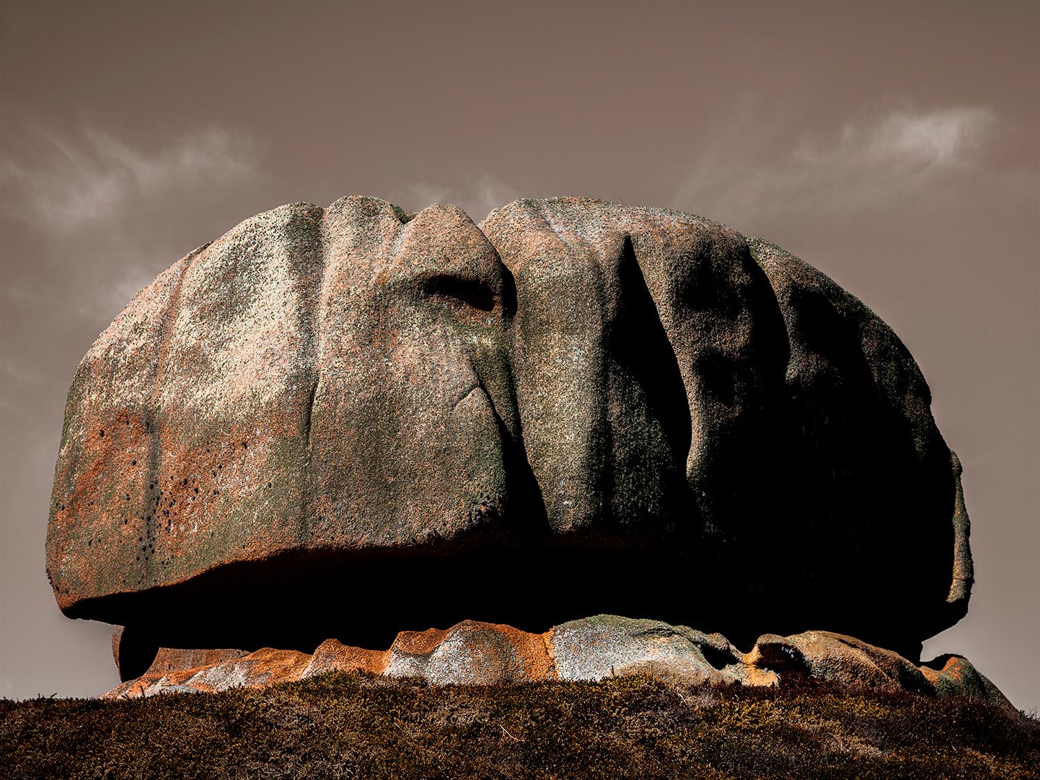 JJK Landscape Photograph - Rosé Britanny Rock, Photography, Limited Edition, Stone, Landscape, French