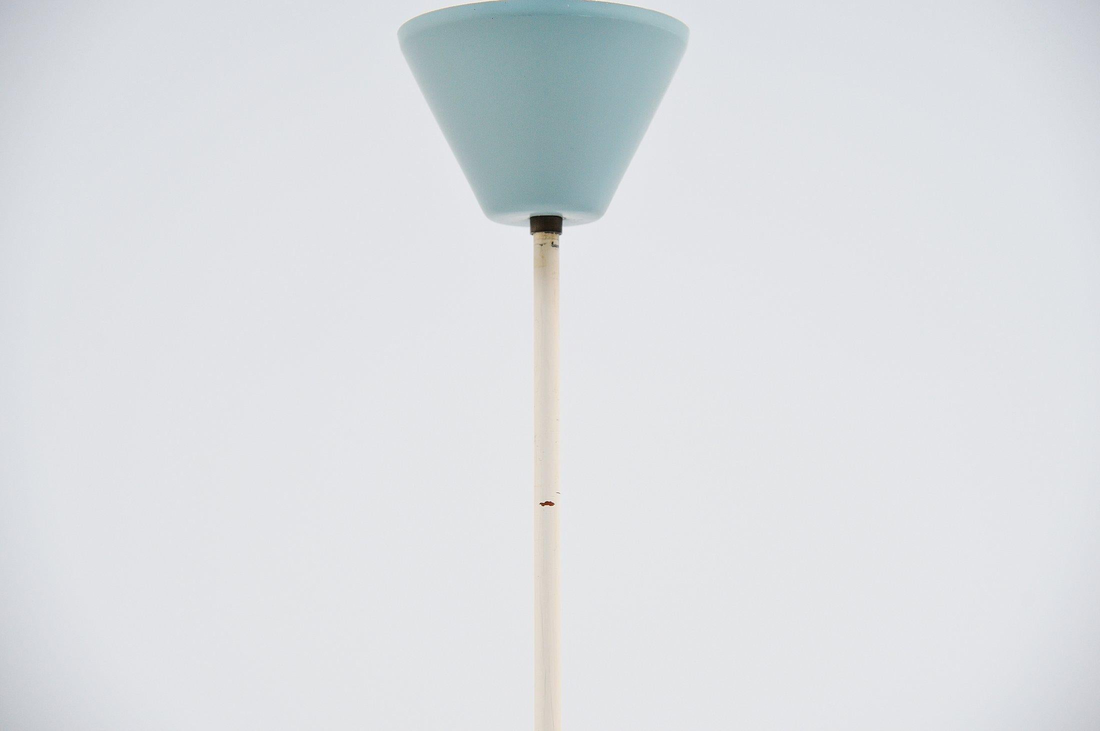 Mid-Century Modern JJM Hoogervorst Anvia Counter Balance Ceiling Lamp, Holland, 1955