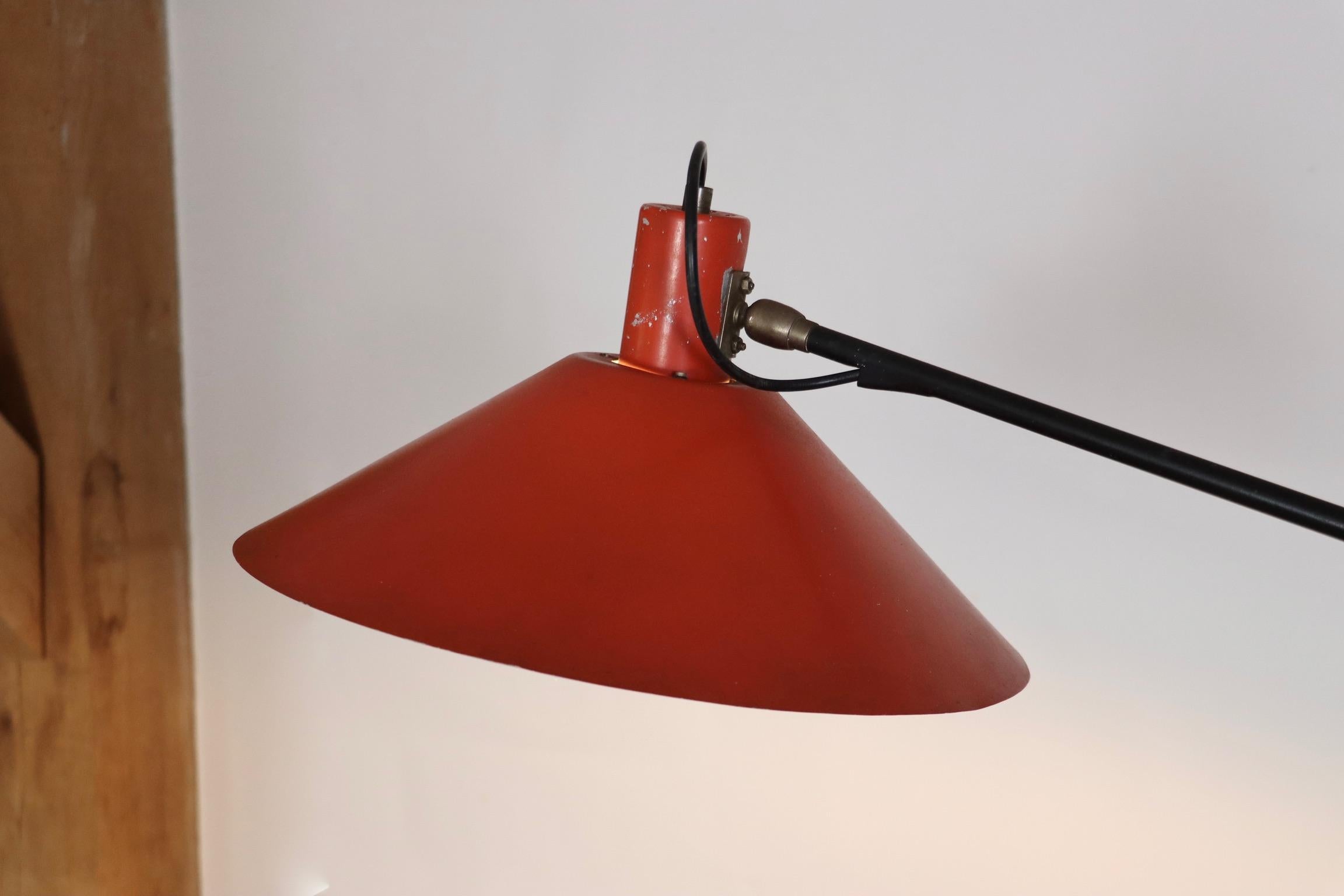 JJM Hoogervorst Anvia Counter Balance Ceiling Lamp Holland 1957 In Good Condition For Sale In ABCOUDE, UT