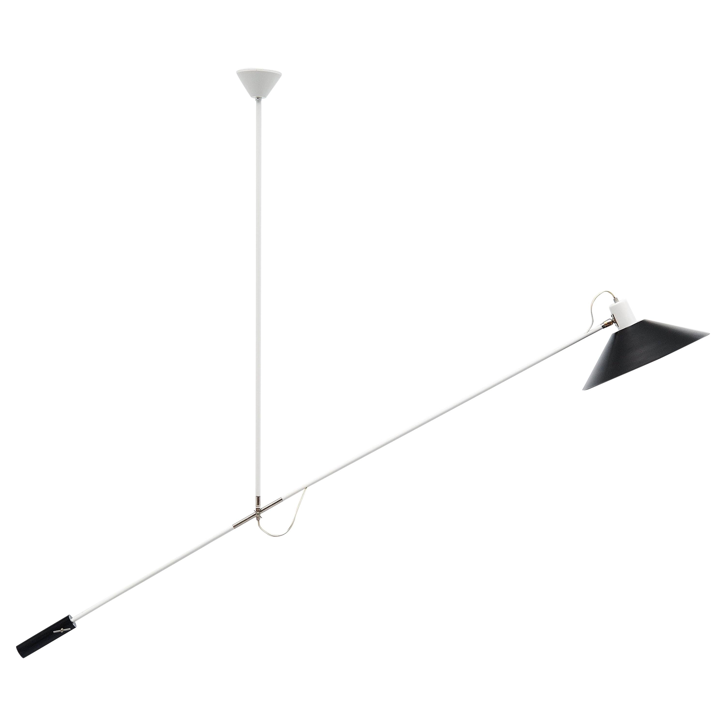 JJM Hoogervorst Anvia Counter Balance Ceiling Lamp, Holland, 1957