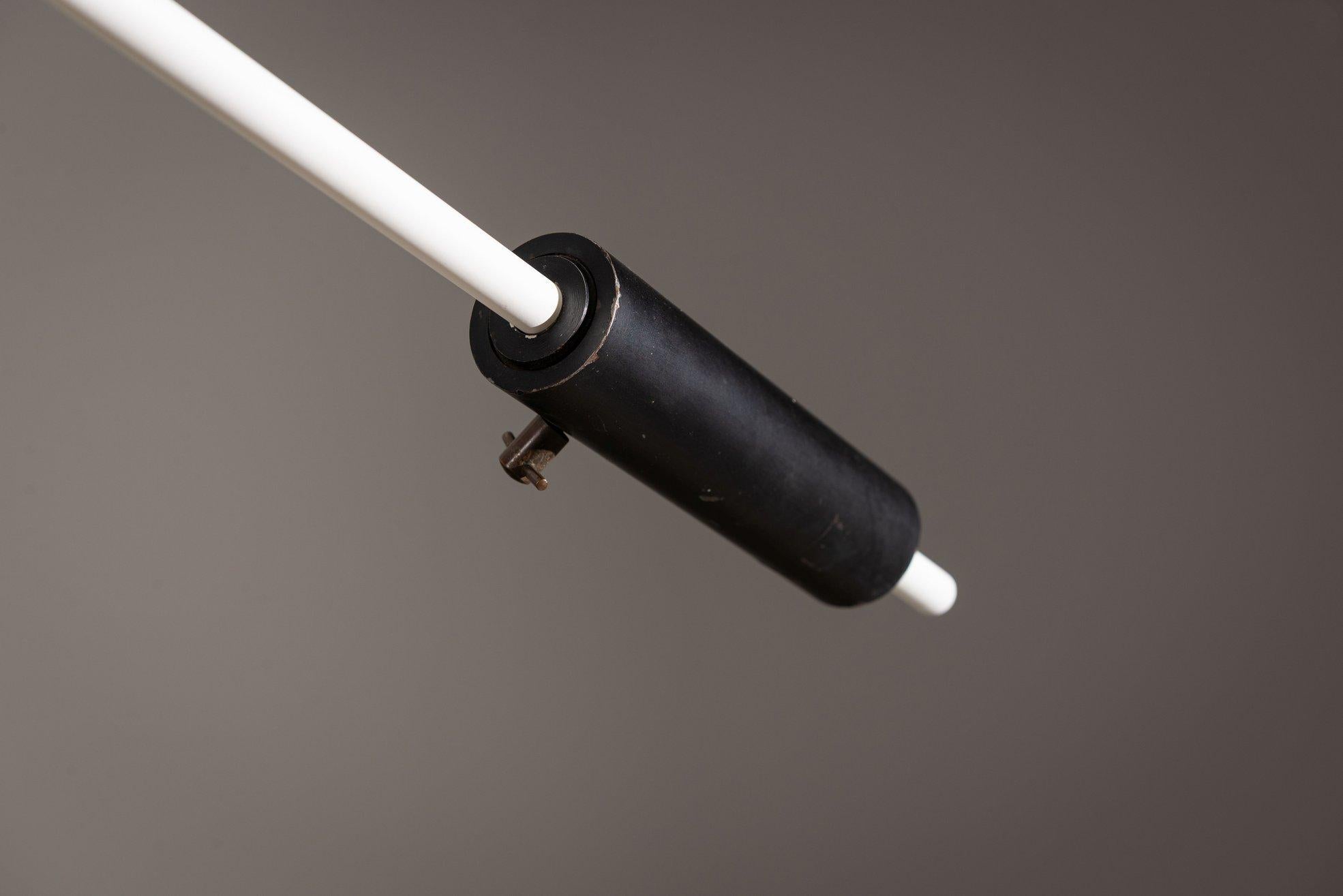 JJM Hoogervorst counter balance ceiling lamp Anvia the Netherlands 1957 For Sale 5