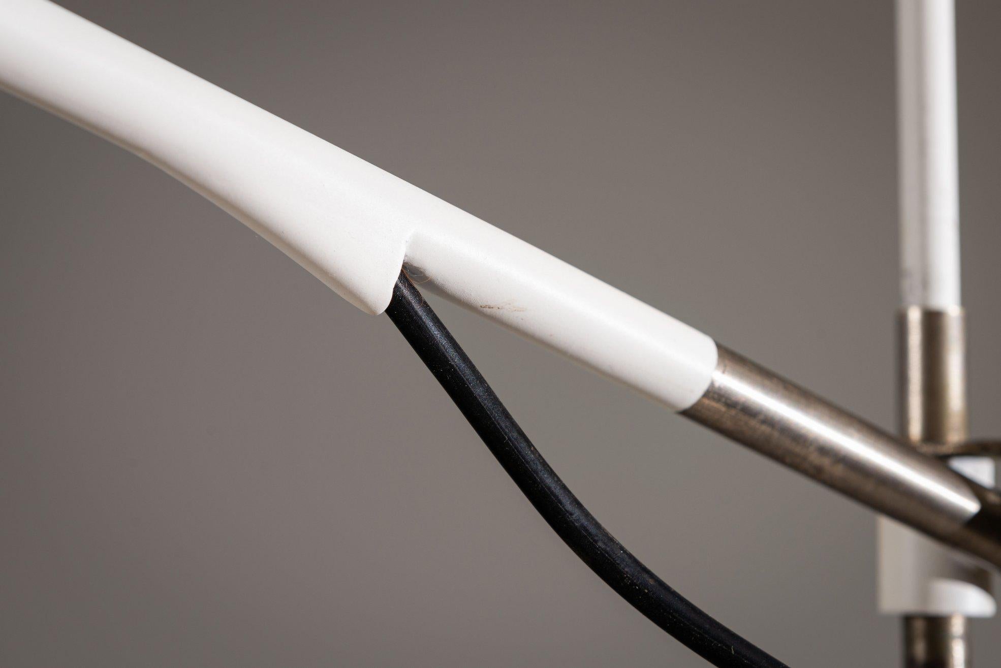 JJM Hoogervorst counter balance ceiling lamp Anvia the Netherlands 1957 For Sale 6