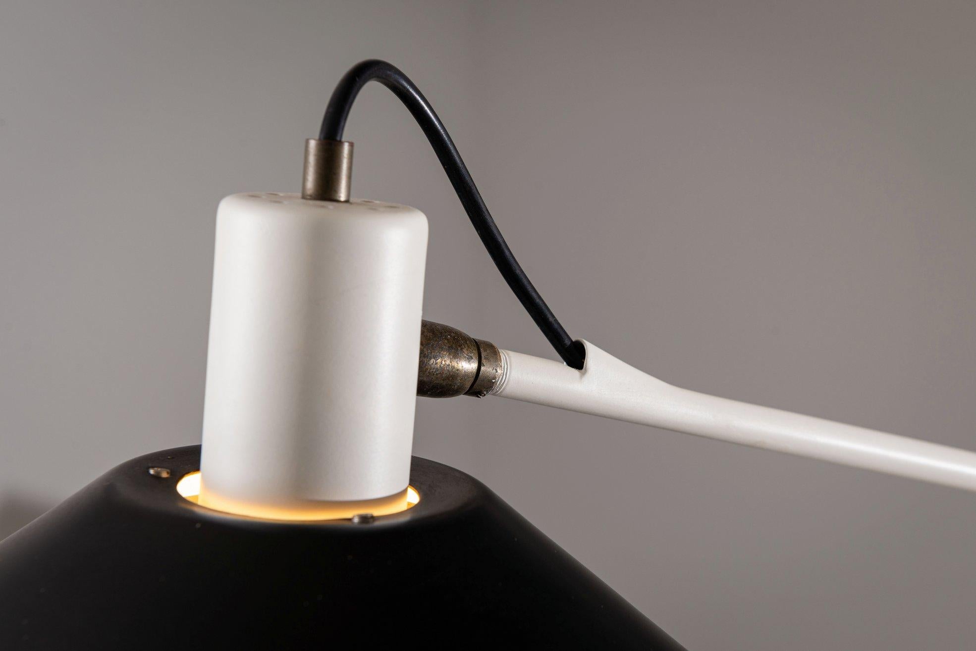 JJM Hoogervorst counter balance ceiling lamp Anvia the Netherlands 1957 For Sale 7