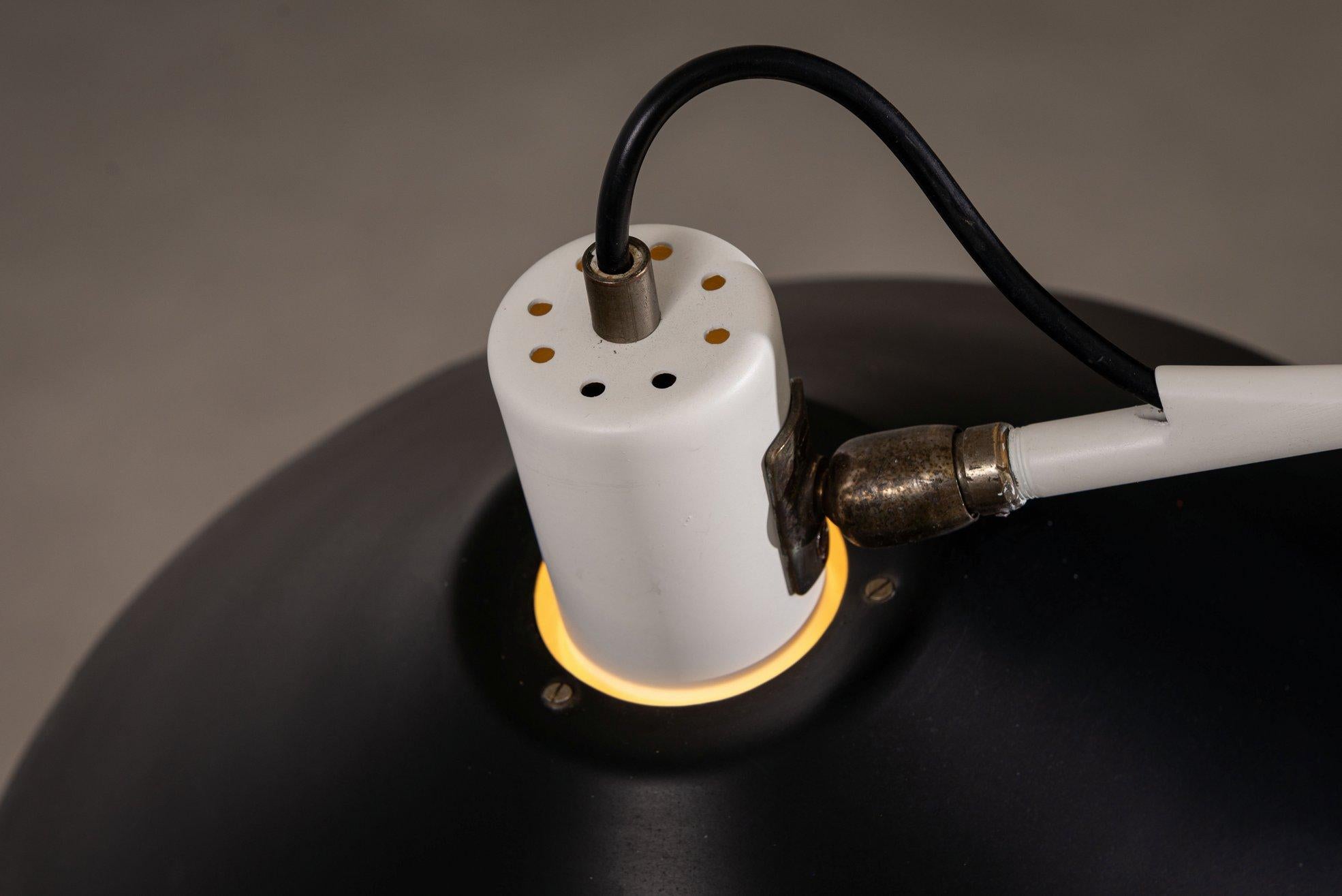 JJM Hoogervorst counter balance ceiling lamp Anvia the Netherlands 1957 For Sale 8