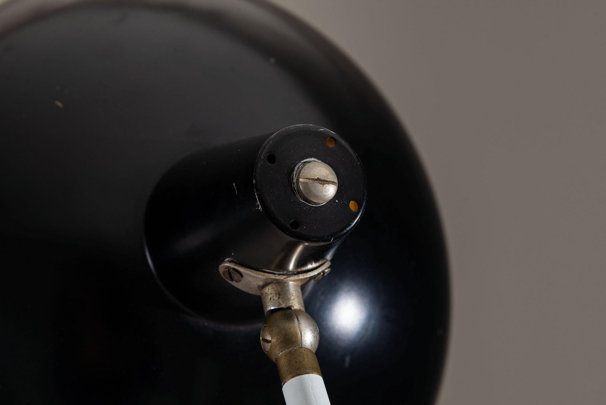 JJM Hoogervorst floor lamp black Anvia Almelo The Netherlands 1950 im Angebot 4