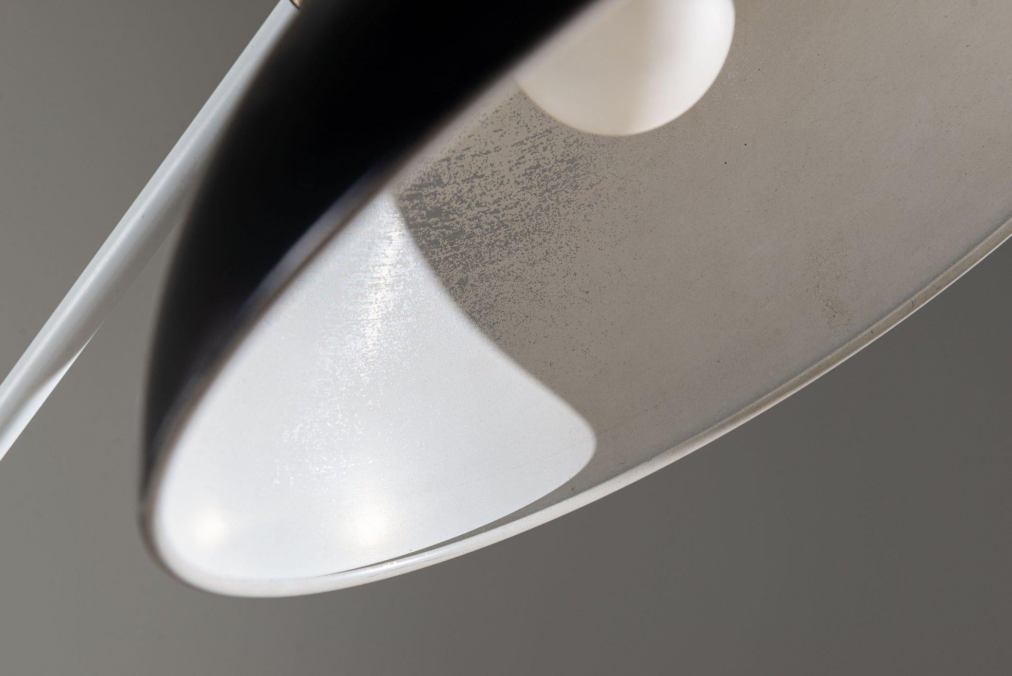 JJM Hoogervorst floor lamp black Anvia Almelo The Netherlands 1950 im Angebot 5