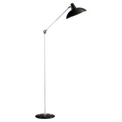 JJM Hoogervorst floor lamp black Anvia Almelo The Netherlands 1950