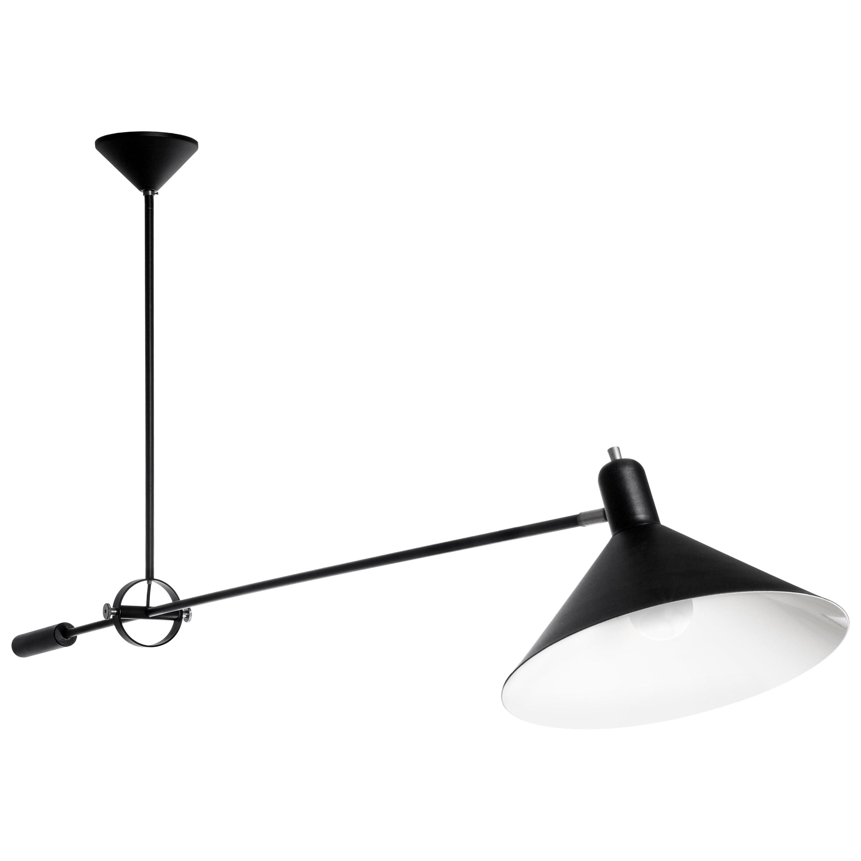 J.J.M. Hoogervorst Model #1506 Counterbalance Ceiling Light for Anvia For Sale