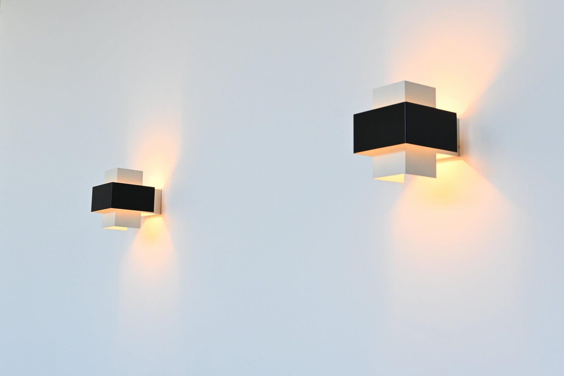 Dutch J.J.M. Hoogervorst Sconces Anvia, the Netherlands, 1960