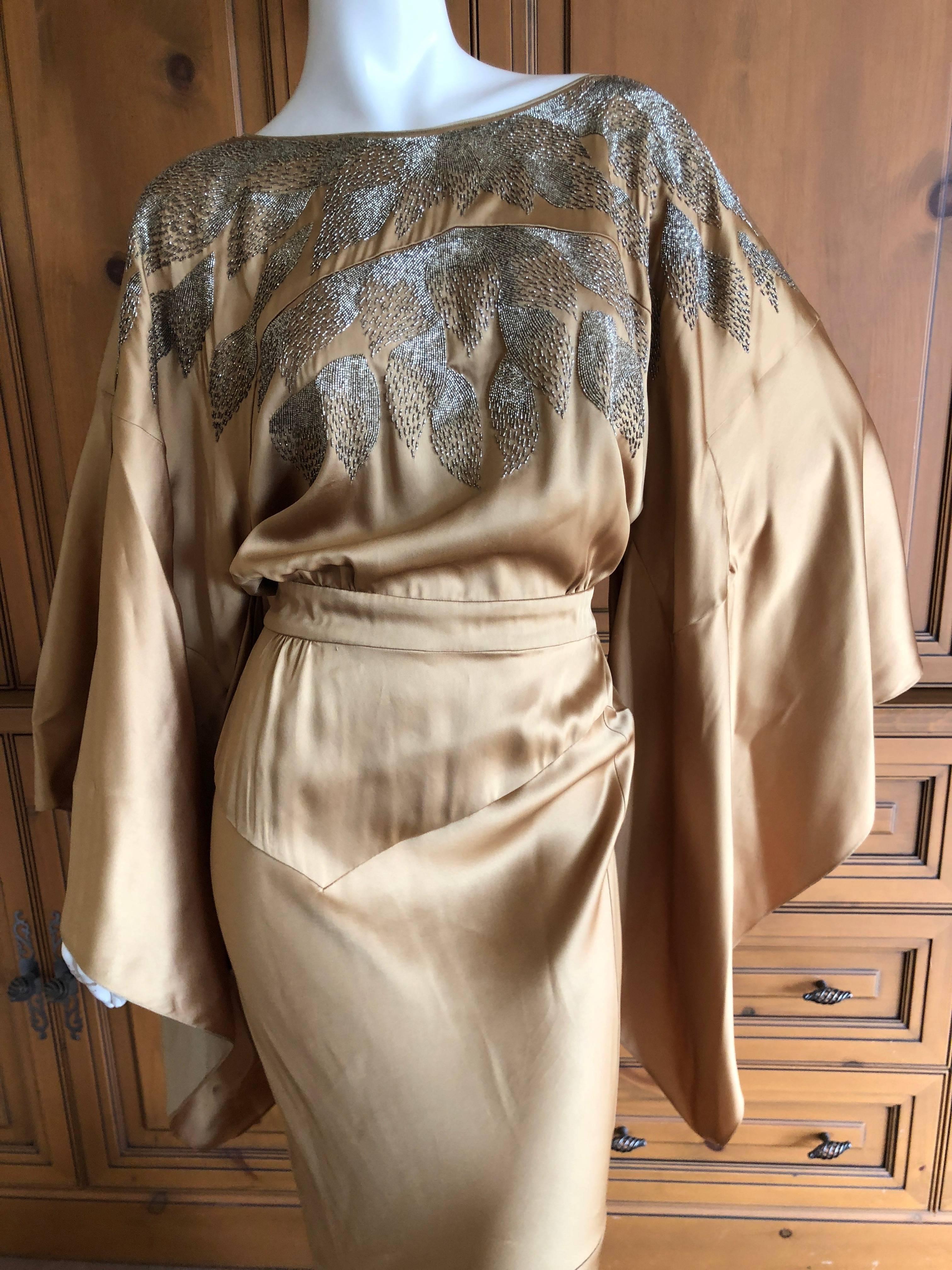 kimono sleeve formal dress