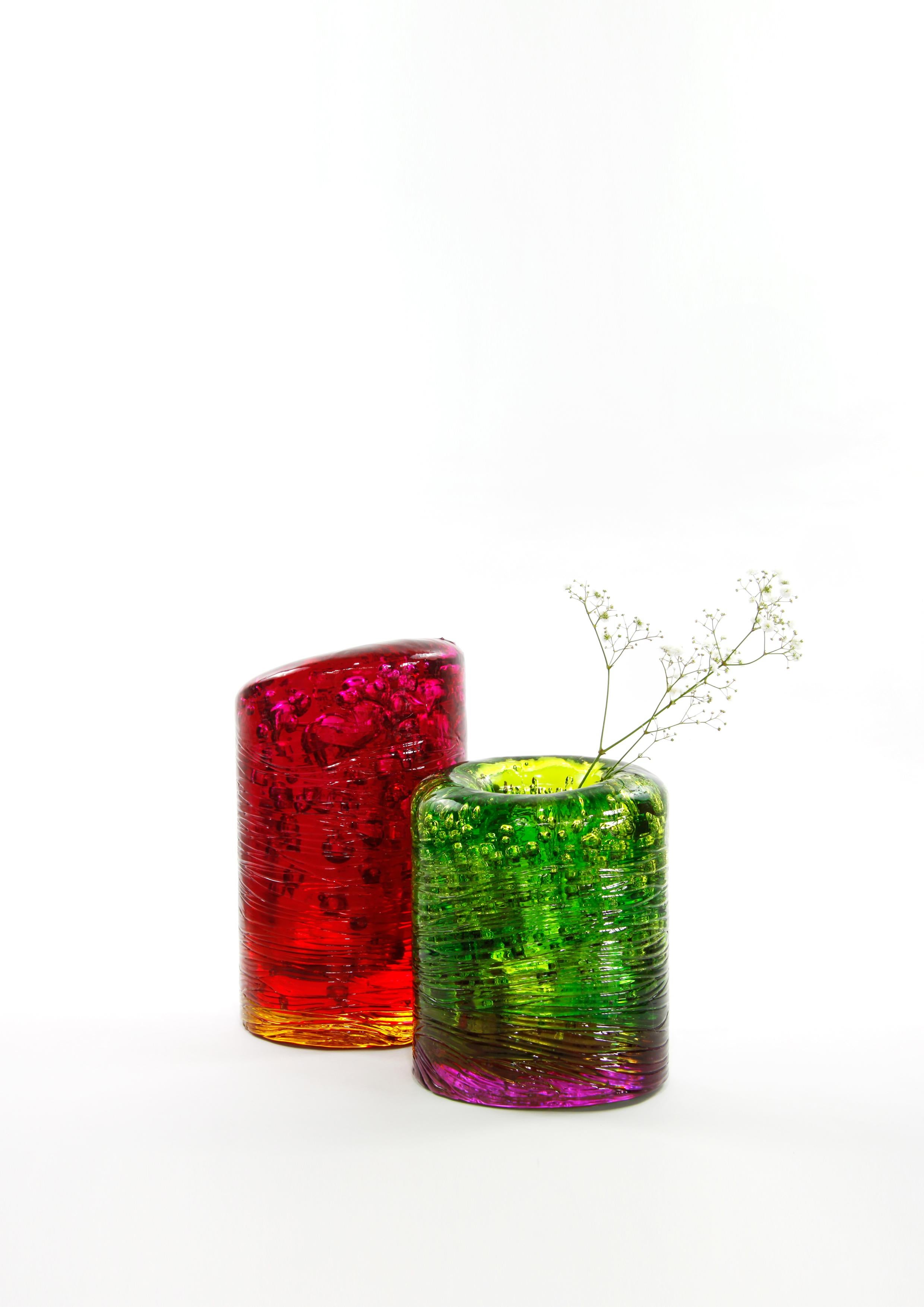 Italian J.Jungle big - green / transparent by Jacopo Foggini in vendita