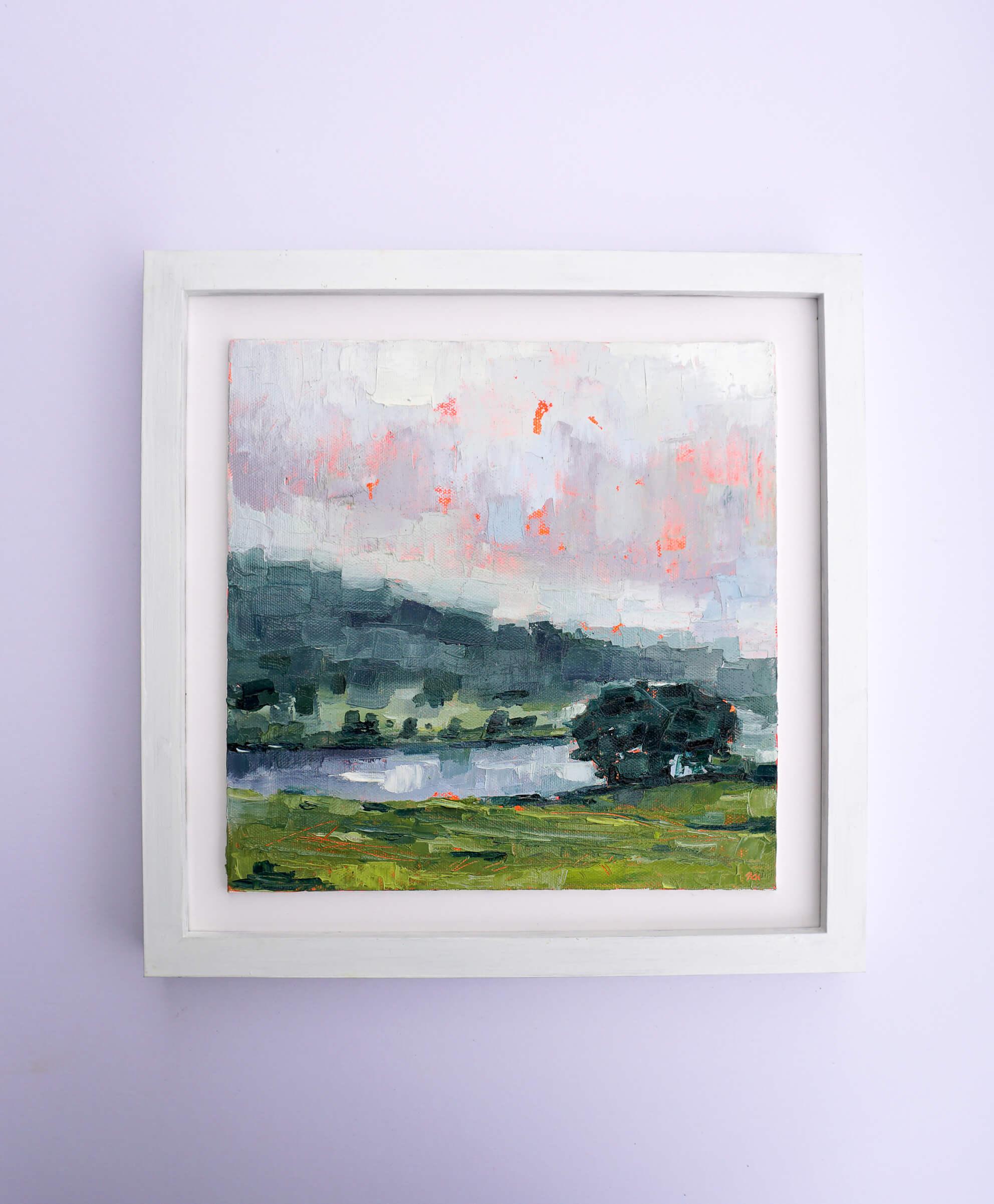 Regenschirm-Design – Painting von J.K. Hebenton