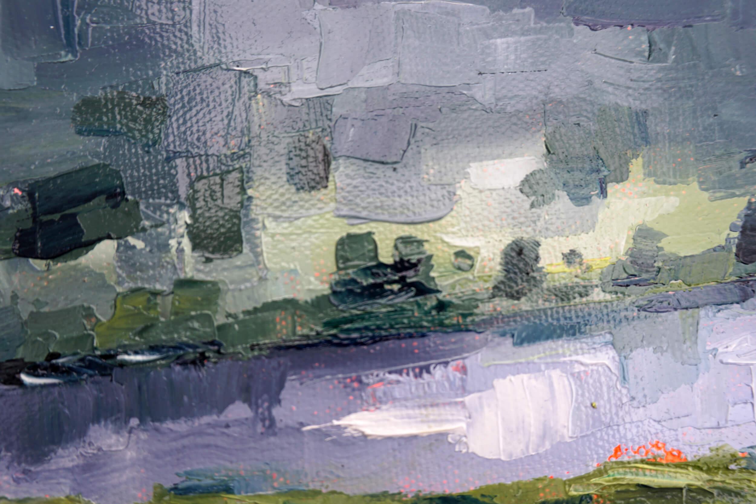 Regenschirm-Design (Impressionismus), Painting, von J.K. Hebenton
