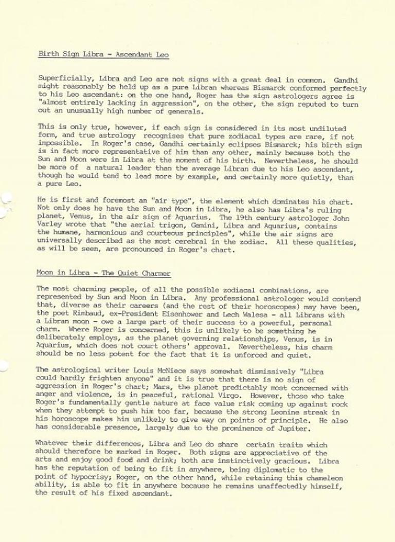 J.K Rowling Personal Illustrated Horoscope at 1stDibs j k rowling