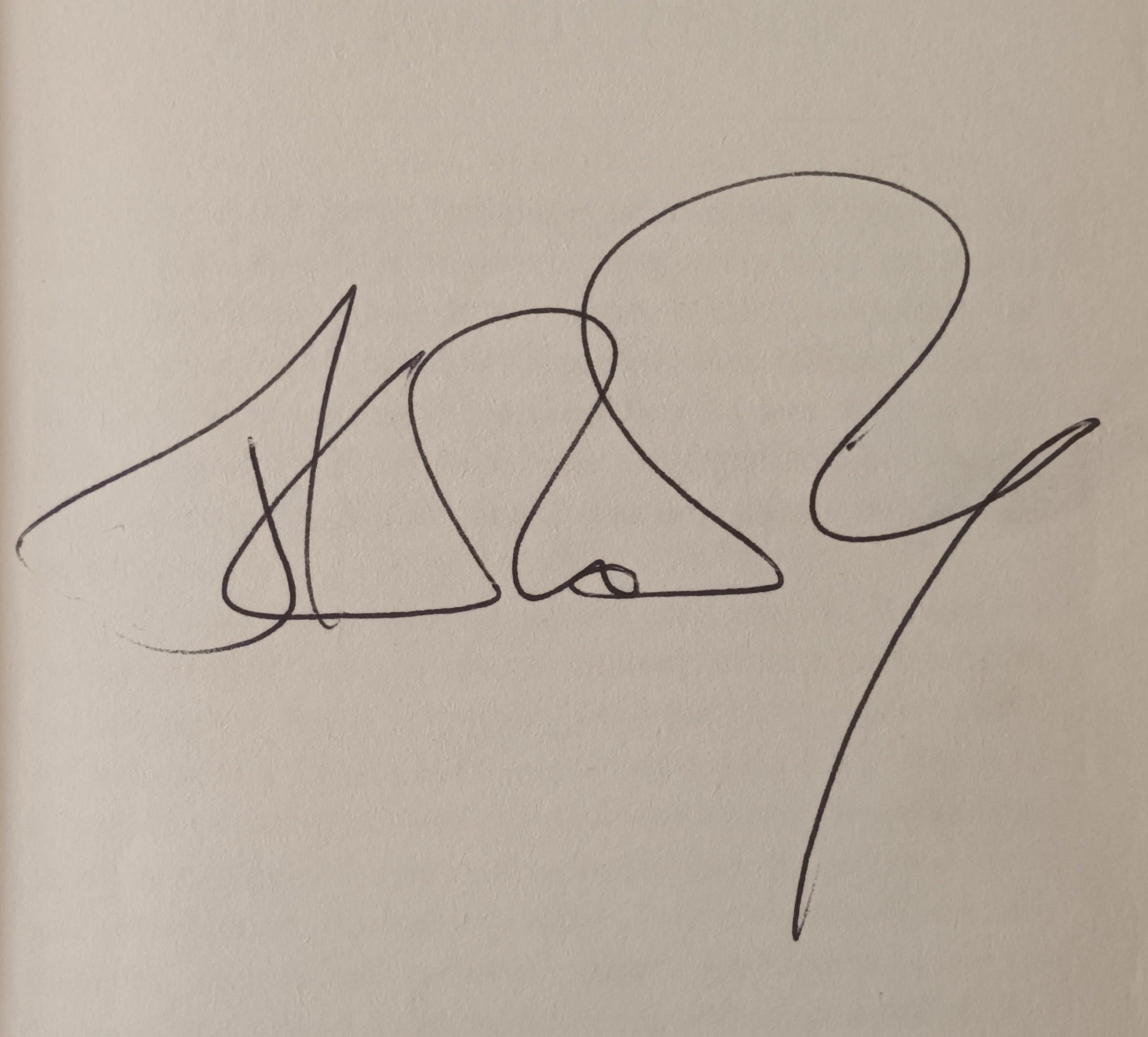 A JK Rowling signed first edition of Harry Potter and the Goblet of Fire
Rowling has signed the first edition, first printing hardback on the dedication page: 