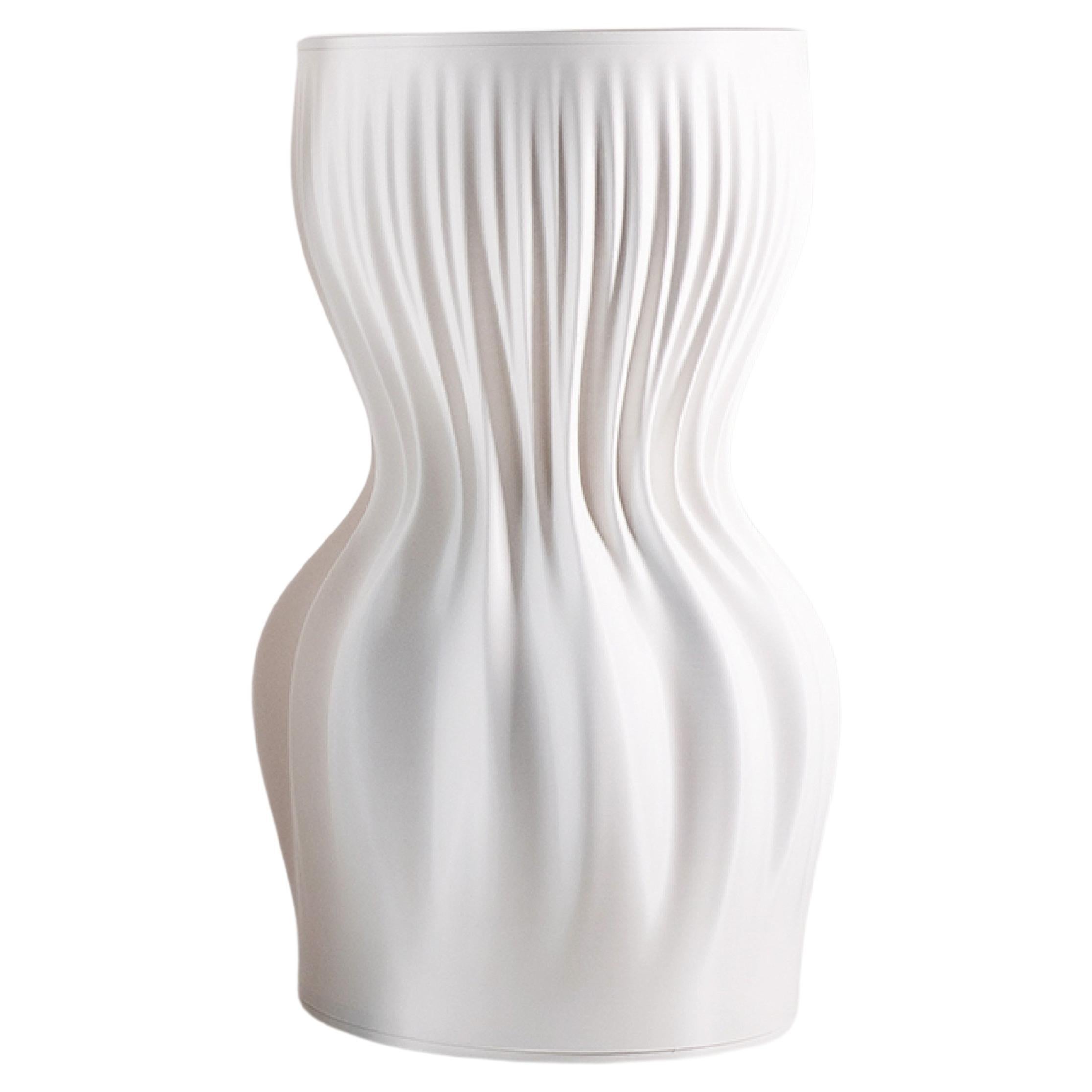JK3D Lamella Pedestal Short, 3D Printed Design by Julia Koerner For Sale