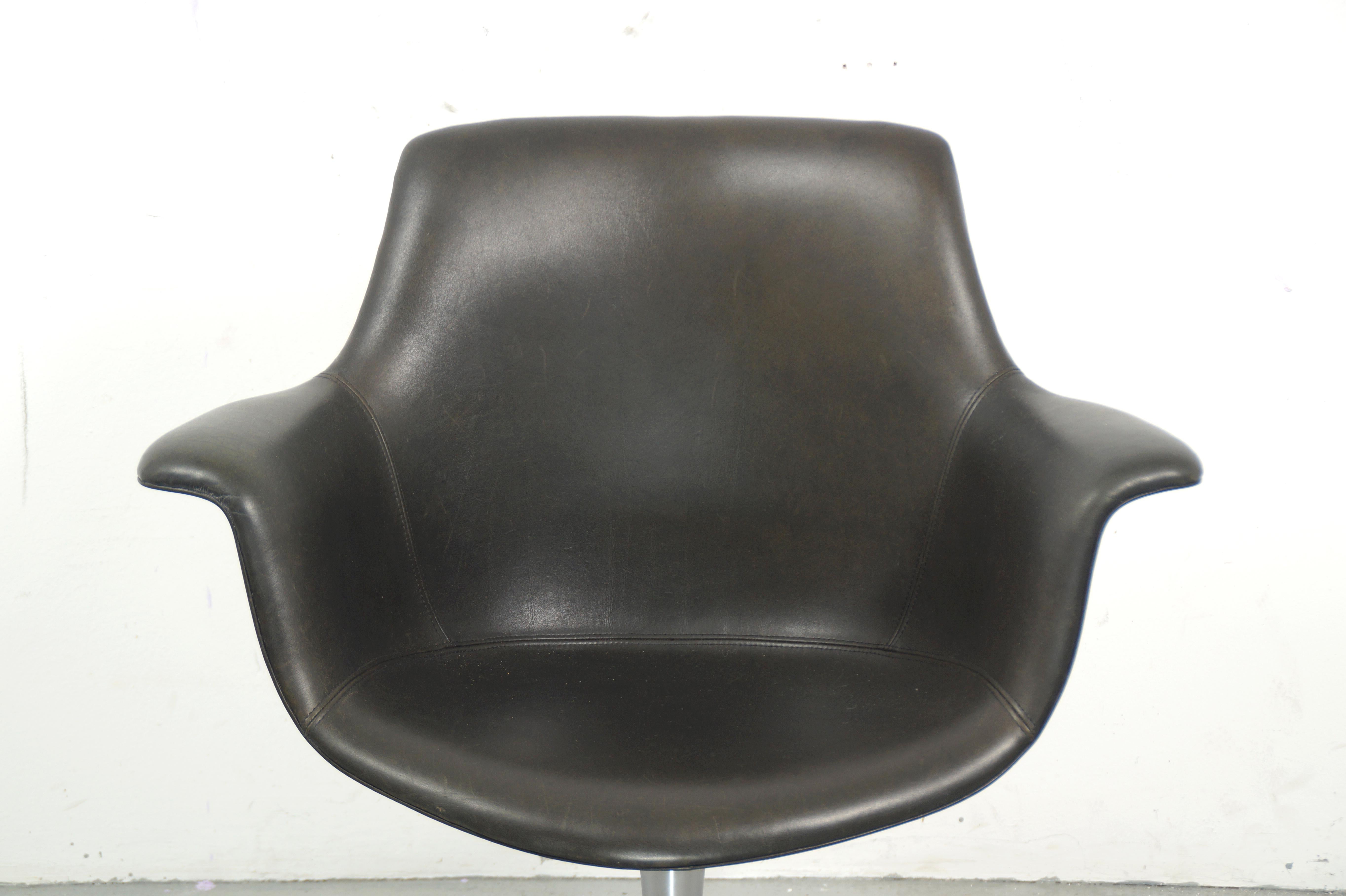 Steel JK810 Kill International desk chair Designed by Jorgen Kastholm For Sale