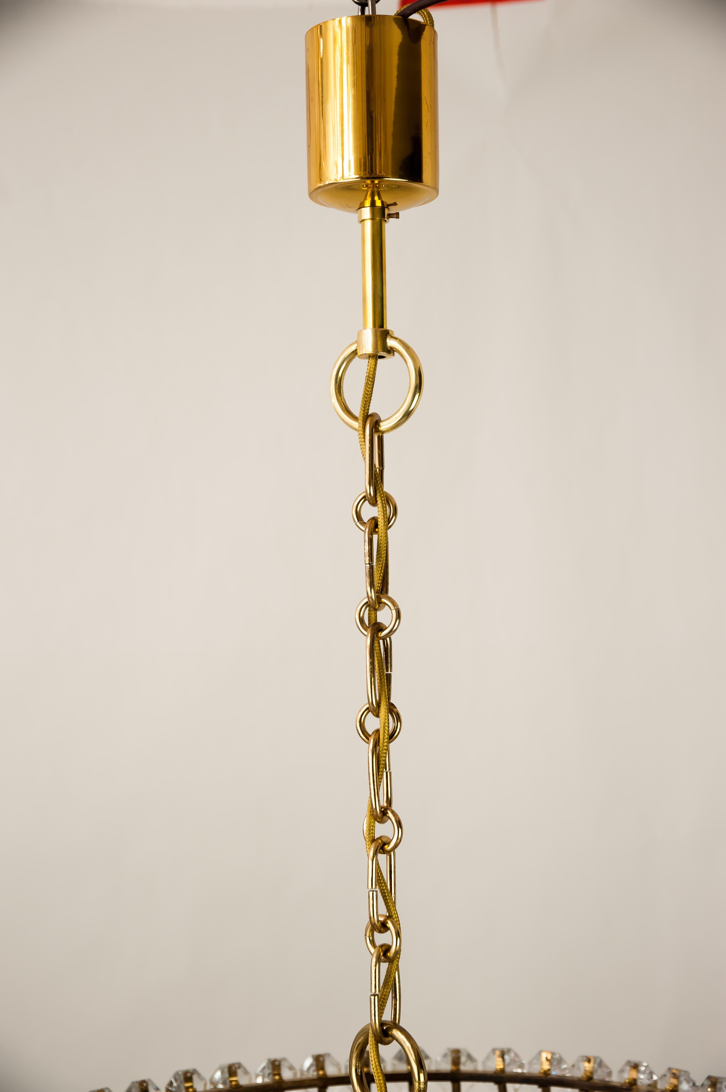J.L Lobmeyr chandelier around 1950s ( Signed ) 2