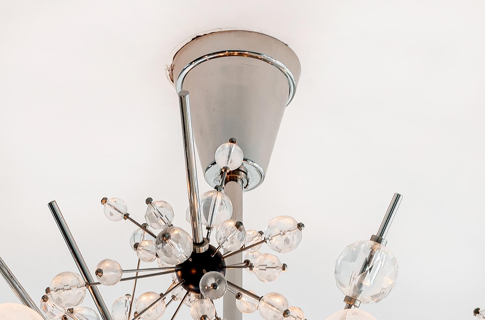 Crystal J.L. Lobmeyr Hans Harold Rath Metropolitan Opera Chandelier, Austria