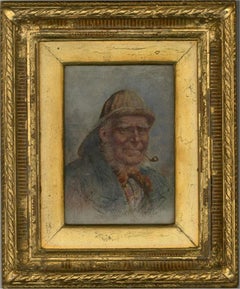 J.L. Macdonald - 1883 Oil, Portrait of a Fisherman