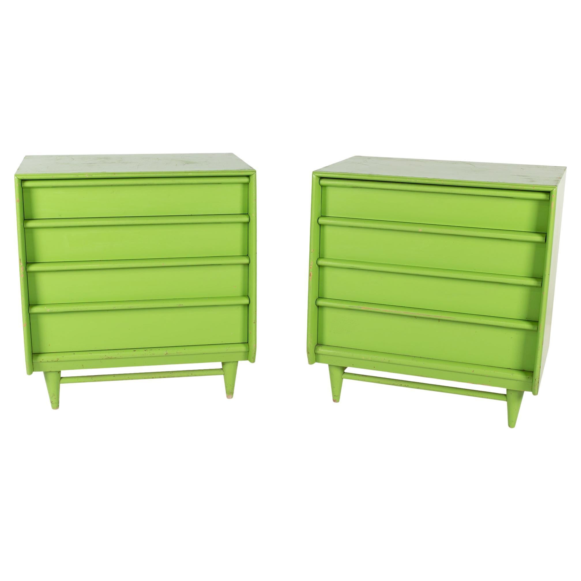 Original UHL Art Steel Chairs By Toledo Metal Furniture Company at 1stDibs