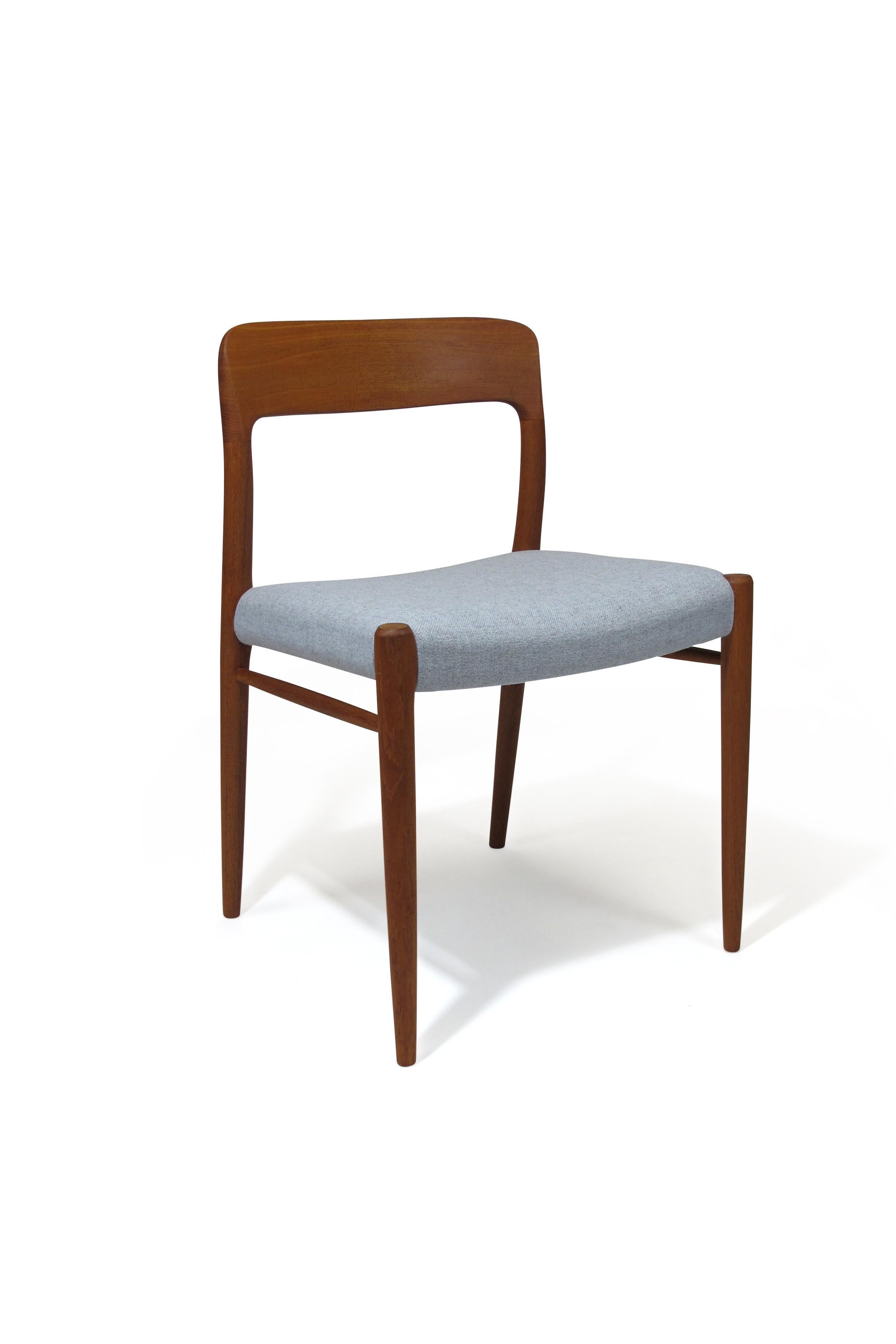 Oiled JL Moller Teak Dining Chairs