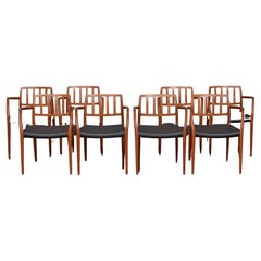 J.L. Moller Teak Dining Chairs Model 66