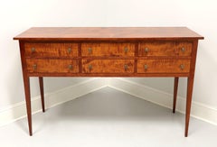 JL TREHARN Tiger Maple Traditional Huntboard Sideboard