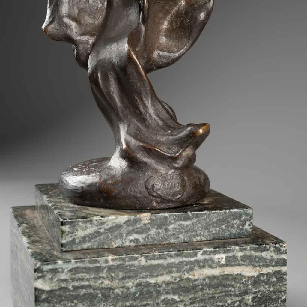 Bronze J.Loysel : Dancer with a Veil 'Probably Loïe Fuller' For Sale