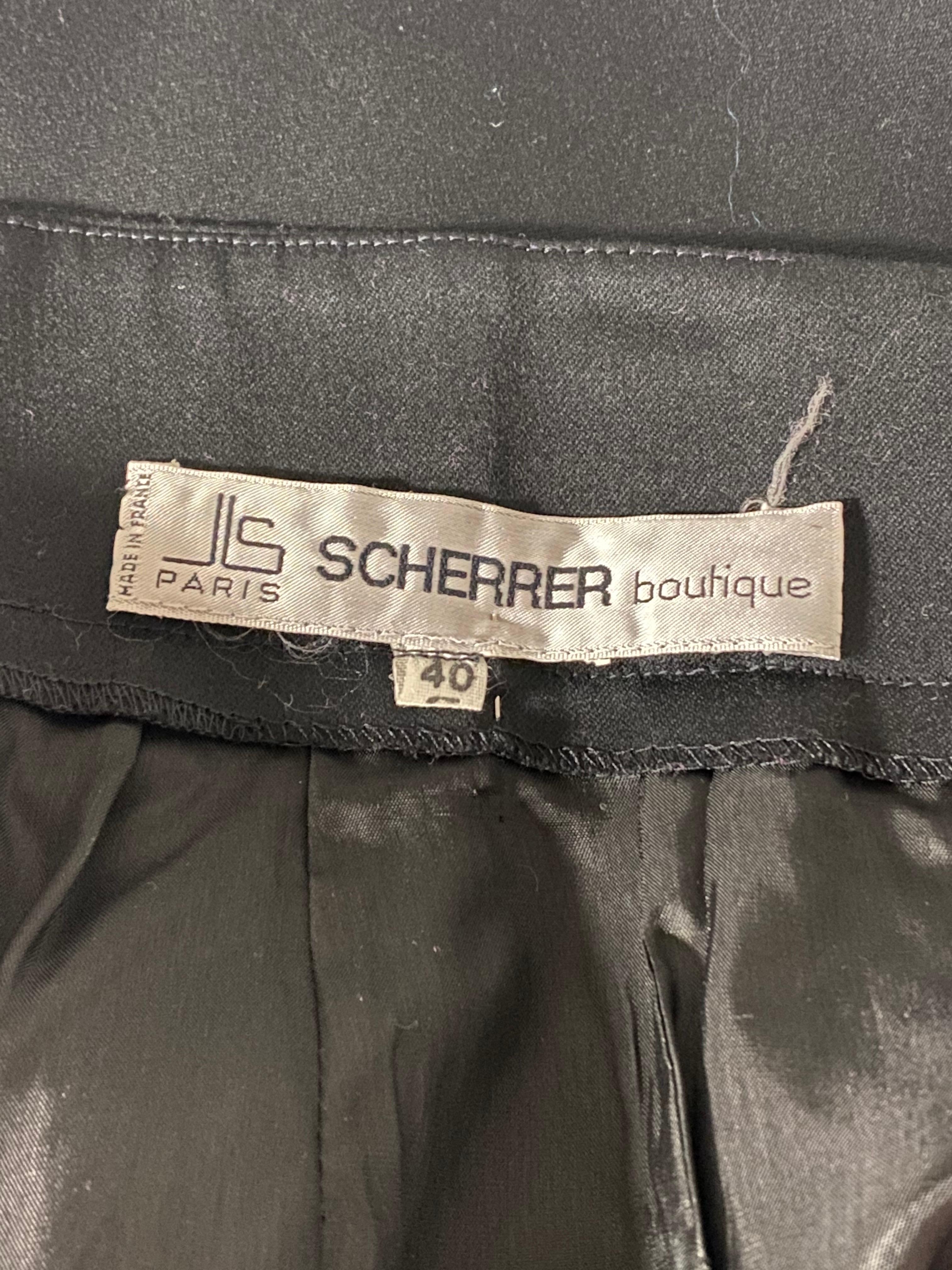 JLS Paris Scherrer Boutique Jupe noire, Taille 40 Pour femmes en vente