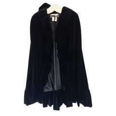JLS Paris Scherrer Boutique Velvet Ruffled Cape