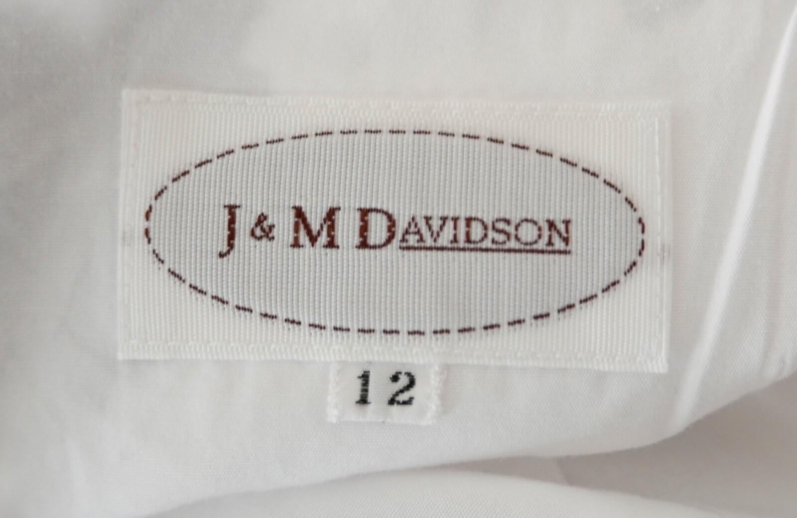 Robe en coton imprimé rose noir et blanc, style années 50, de M&M Davidson en vente 1