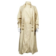 JM Gidding & Co Beige Wild Seidenstaubjacke USA um 1910