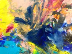 Abstrakt" Kollektion Bunte Street Art Abstrakte Stadtkunst Ölgemälde Leinwand